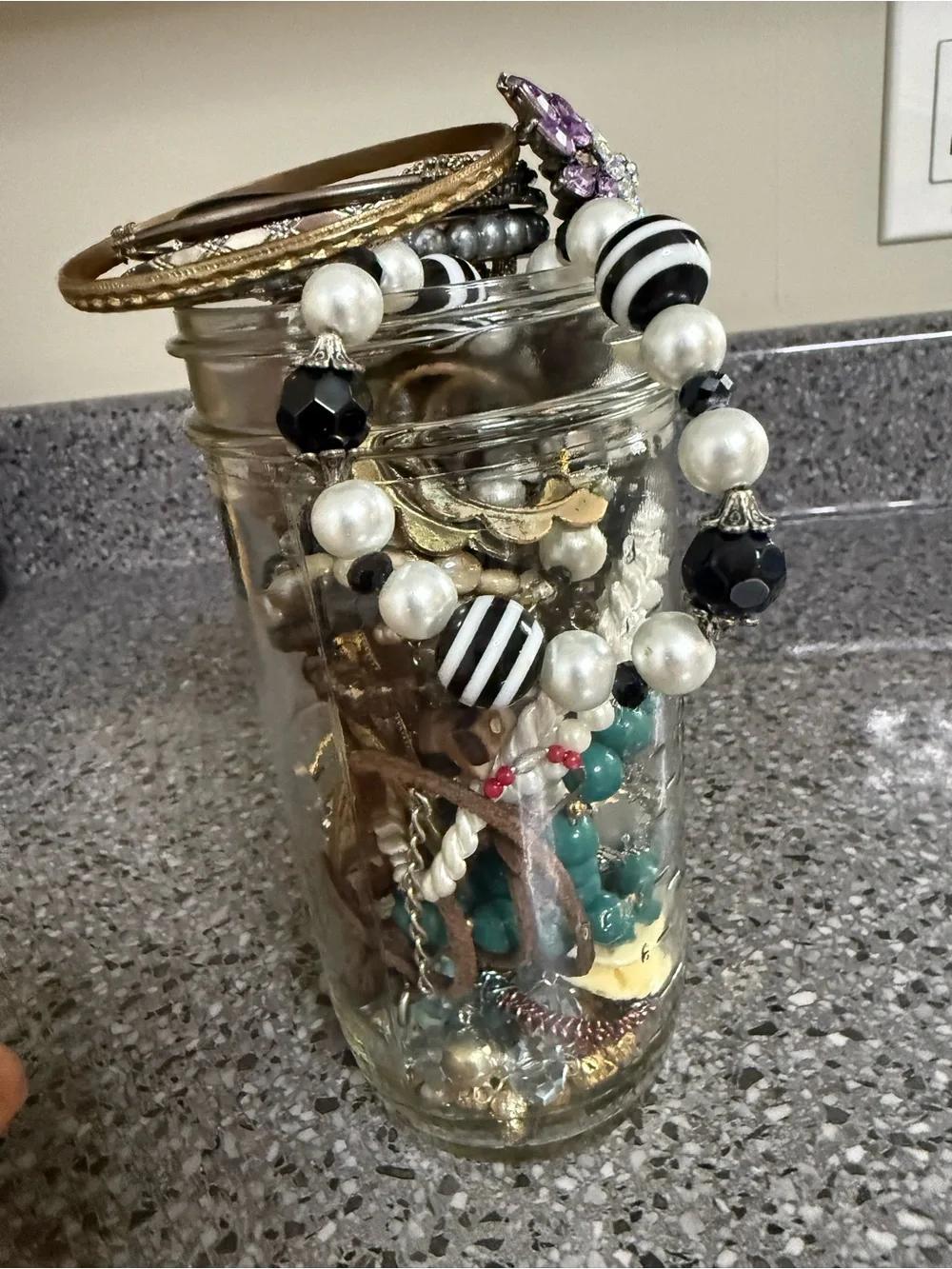 Vintage Estate Mystery Jewelry Jar
